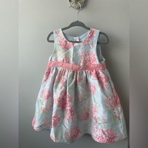Janie & Jack Hydrangea Silk Dress size 18-24m
